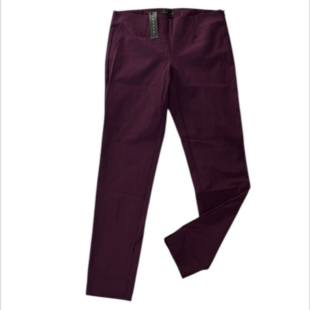 Theory Belisa Syrah skinny ankle pants size 4 NWT